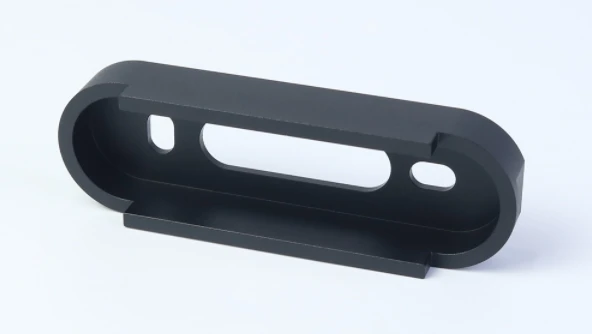 Bahagian Aluminium CNC Penganod Keras Hitam